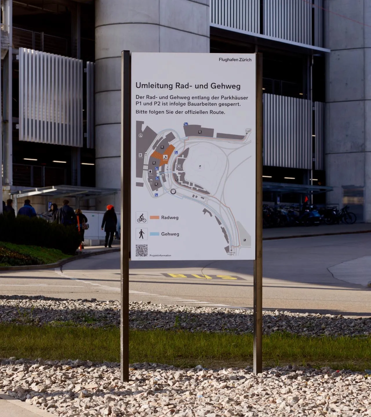 Velowege Flughafen Zürich